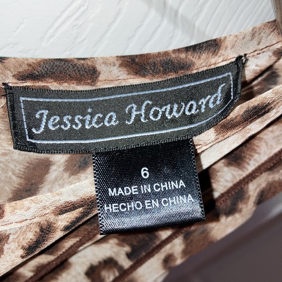 Jessica Howard Leopard Print Midi Dress - Picture 3 of 8